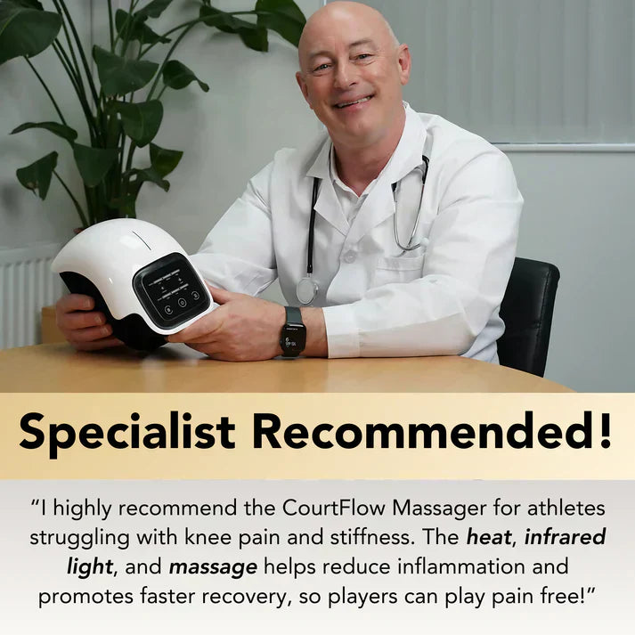 Red light therapy knee massager recommended for supporting joint comfort and daily mobility